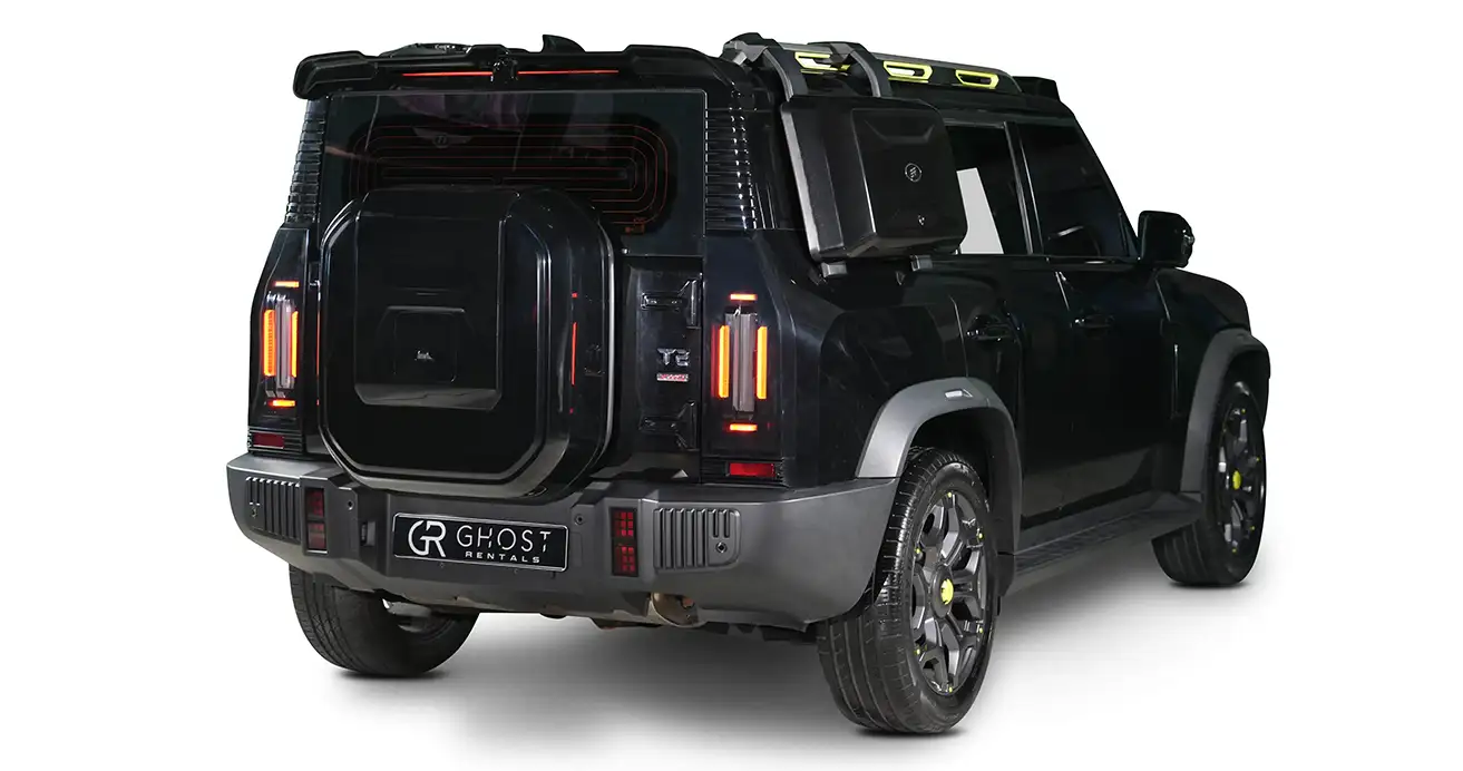 Black Jetour T2 SUV in Dubai Jetour T2 Defender Kit
