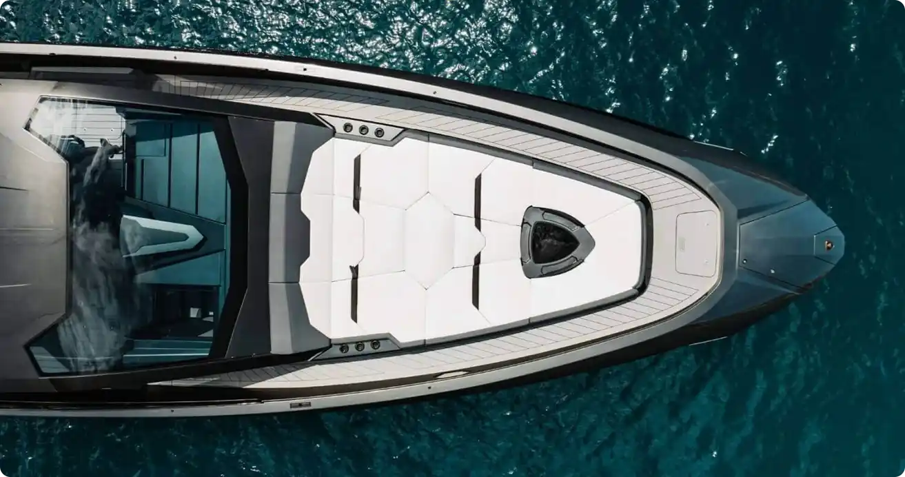 Book Lamborghini 63 yacht rental in Dubai with premium services