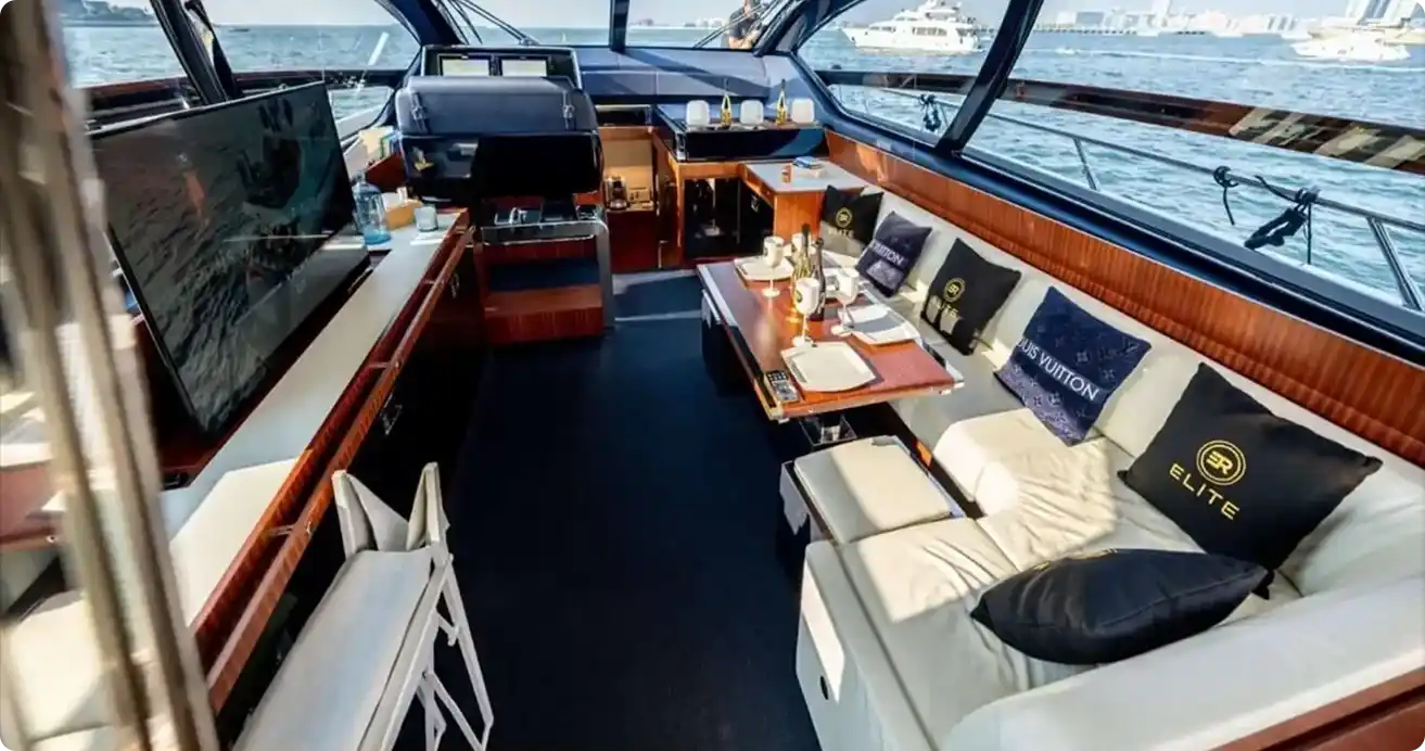 Sail Dubai in elegance with Montclaire X70 luxury yacht rental