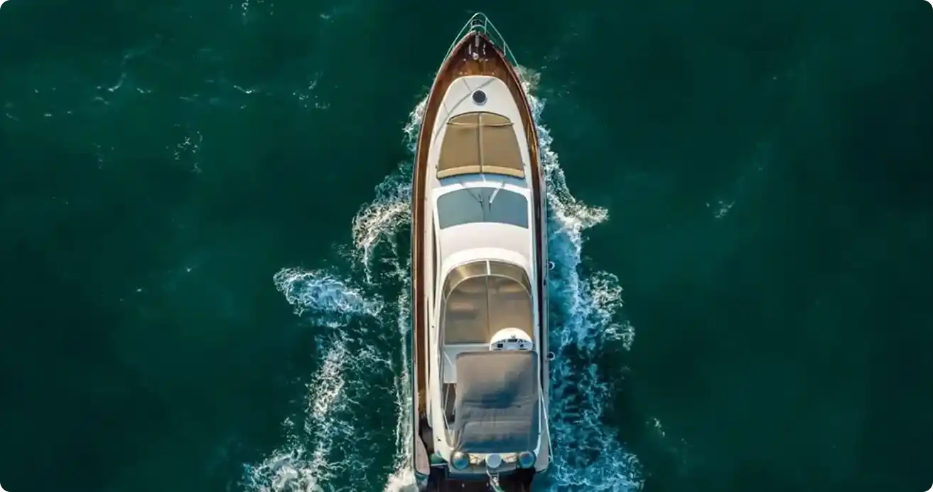 Celebrate onboard a party yacht in Dubai with up to 33 guests