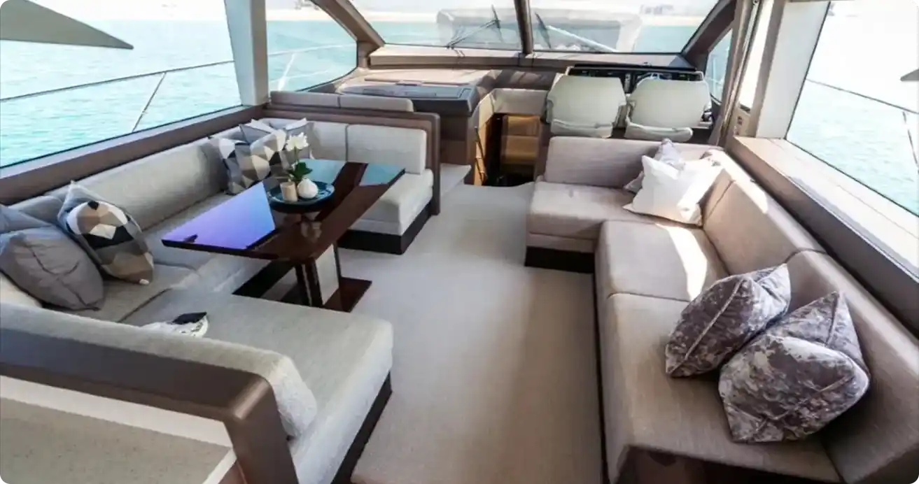 Hire a yacht rental in Dubai for couples’ romantic dinner at sea